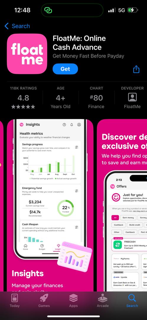FloatMe: Online Cash Advance
