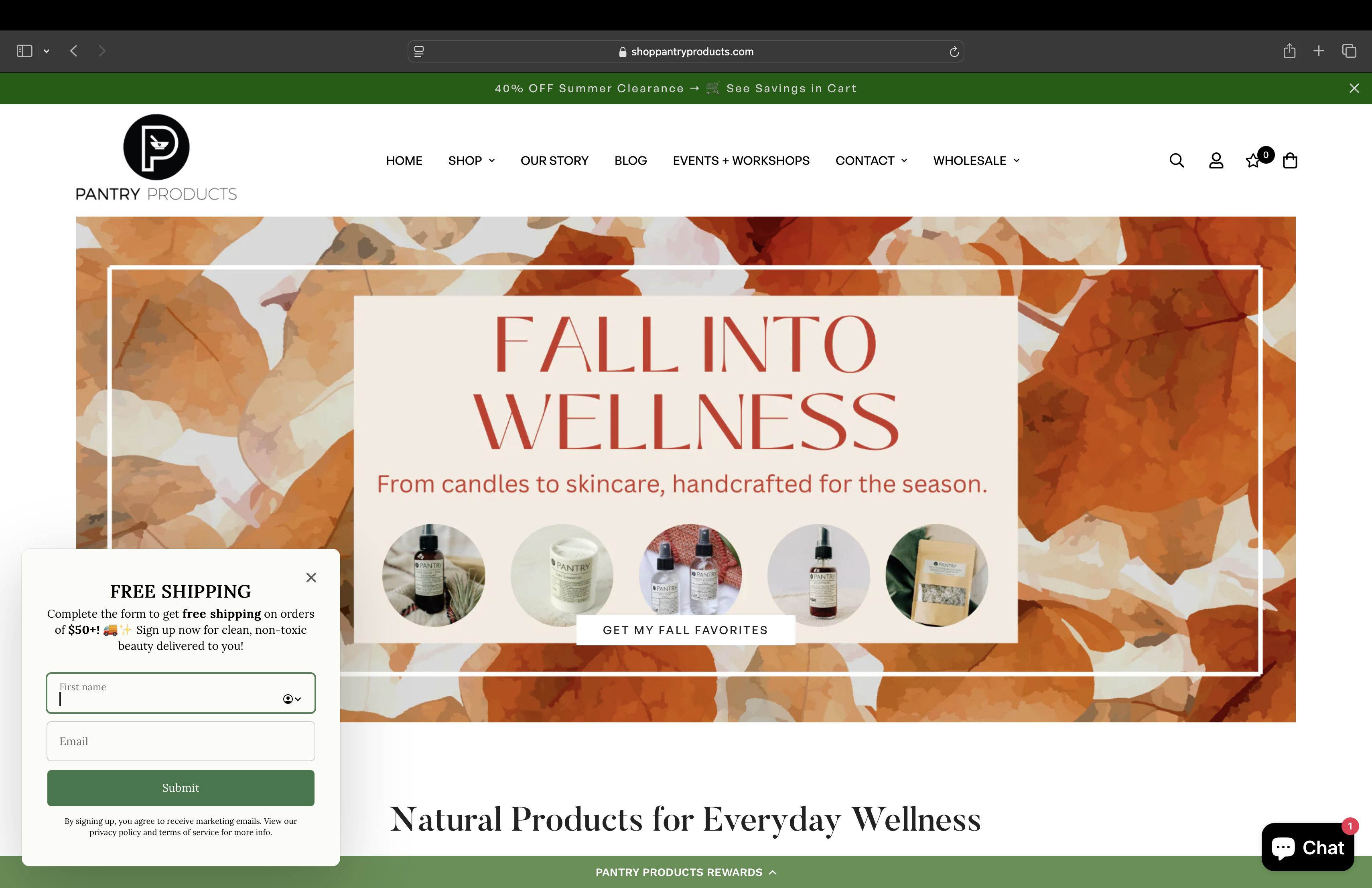 Pantry Products